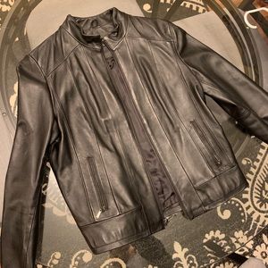 Real leather jacket